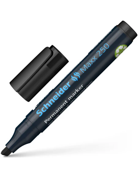 Permanent Marker Schneider 250 2-7mm chisel tip, black