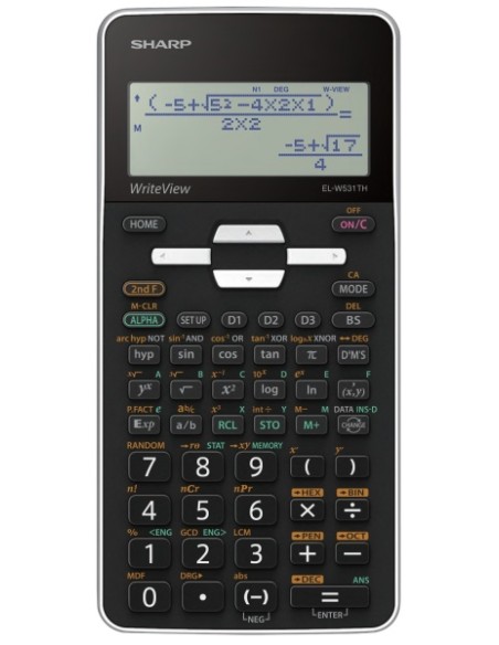 Koolikalkulaator Sharp EL-W531THWH valge