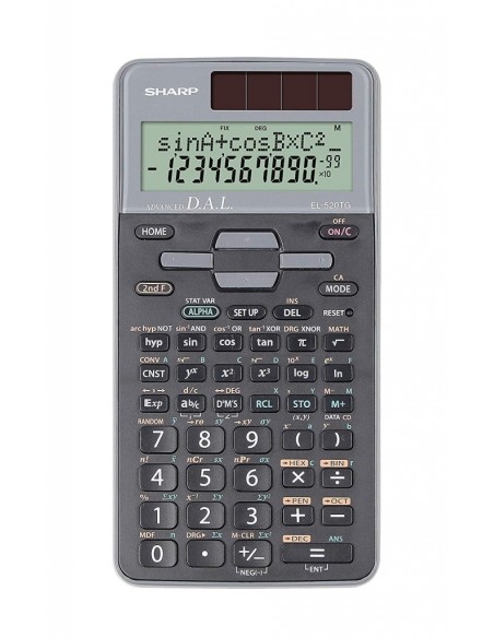 Scientific calculator Sharp Sharp EL-520TG grey