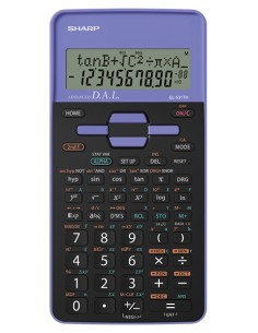 Koolikalkulaator Sharp EL-531THBVL lilla