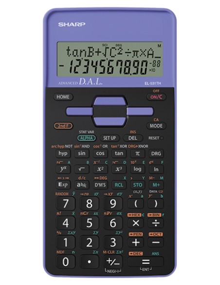 Koolikalkulaator Sharp EL-531THBVL lilla