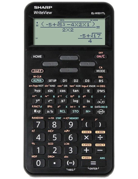 Koolikalkulaator Sharp EL-W531TLBBK must