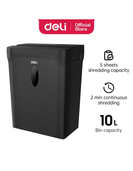 Paberipurustaja DELI T014 P4 5lehte 12L
