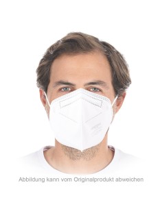 Respirator with ear loops and without valve FFP2