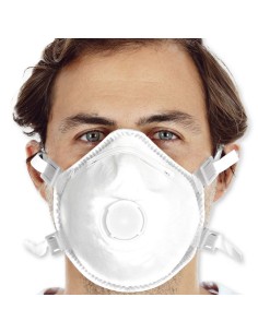 Respirators FFP3 NR D with valve cup-shaped