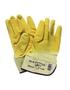 Textile gloves waterproof latex coated TETU 501-SOFT