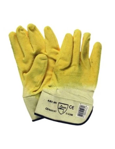 Textile gloves waterproof latex coated TETU 501-SOFT