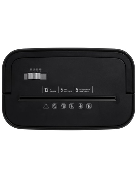 Paper Shredder 5-sheet 4×25mm 12L