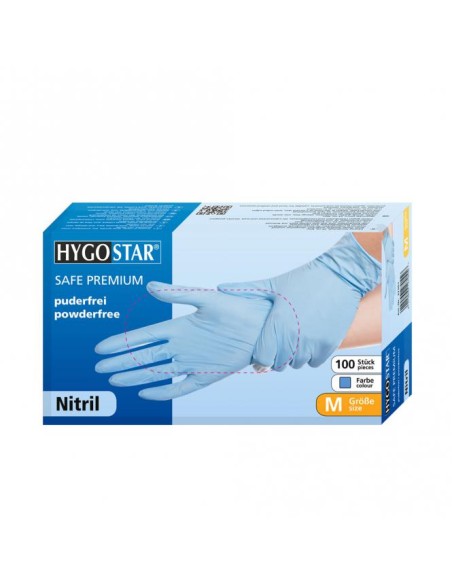 Nitrile gloves powder-free Safe Premium