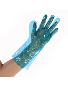Ühekordsed kilekindad LDPE Softline 100tk sinised