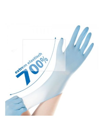Nitrile gloves powder-free Safe Super Stretch 100pcs