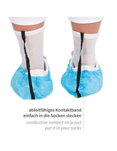 Disposable overshoes PP for Hygomat Antistatik blue 100pcs