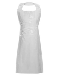 Disposable aprons LDPE 25my 125x75cm 100pcs white