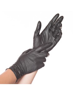 Nitrile gloves powder-free Safe Light 100pcs black