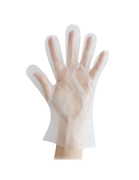 Disposable gloves powder-free TPE Allfood Thermosoft 200pcs transparent