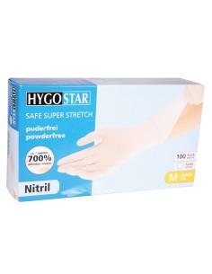 Nitriilkindad puudrita Safe Super Stretch 100tk