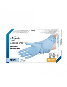 Nitriilkindad puudrita Allfood Safe 250tk