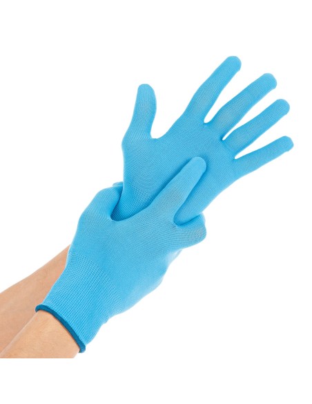 Nylon gloves Allfood blue
