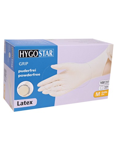 Latekskindad puudrita Grip 100tk