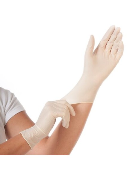 Latex gloves powder-free Grip Light 100pcs