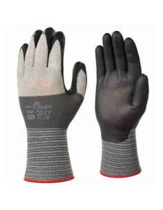 Microfiber gloves with nitrile coating SHOWA 381