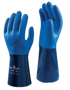 Rubber gloves nitrile coating cotton lining SHOWA 720