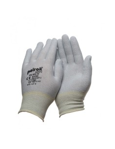 Töökindad PVC-punktid peopesas ESD Carbon PK403