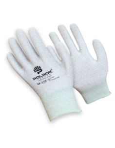 Textile gloves with PVC micro-dots, ESD 2