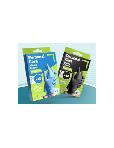 Nitrile gloves powder-free Personal Care 10pcs