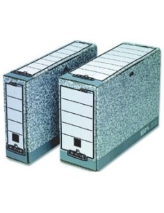 Archive box Fellowes A4 8cm with lid, grey