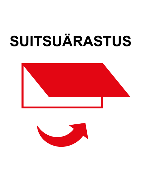 Kleebis Charlot Suitsuärastus 100x100mm