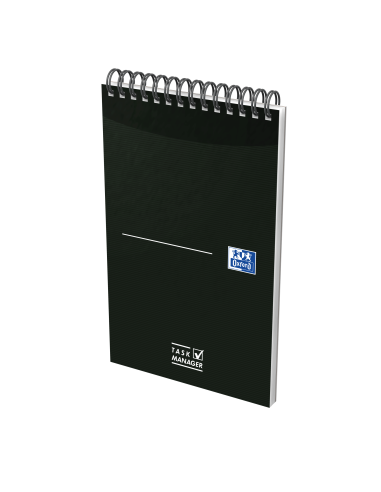 Spiraalplokk Oxford Task Manager 125x200mm 70 lehte 90g jooneline spiraal ülal
