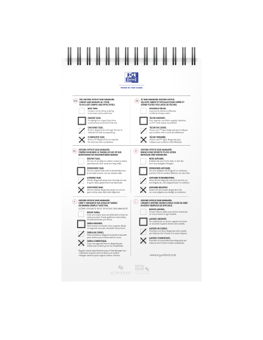Oxford Task Manager 125×200 70sheet