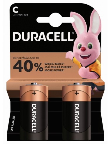 Patarei Duracell Basic MN1400 LR14/C 2tk/pk