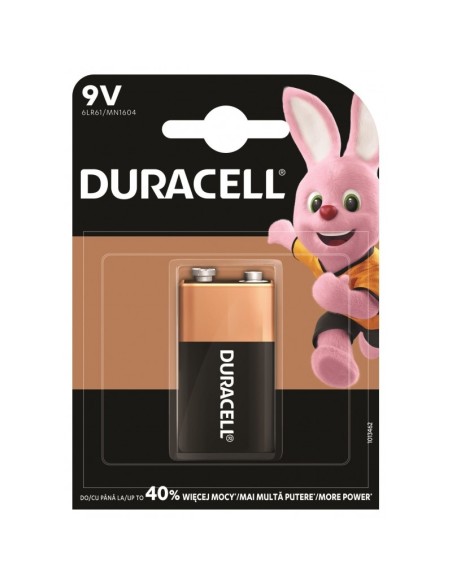 Patarei Duracell Basic MN1604 9V/6LR61 patarei (corona)