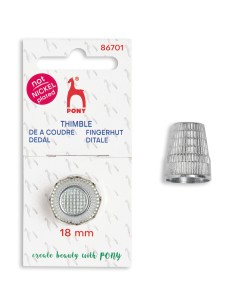 Sõrmkübar Pony 18mm 86701