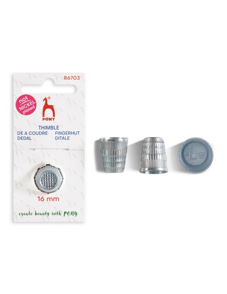Sõrmkübar Pony 16mm 86703