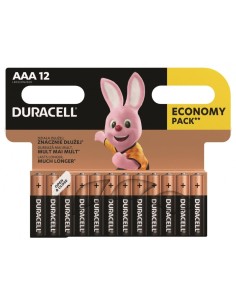 Patareid Duracell AAA Basic, 12 tk pakis, mitmevärviline