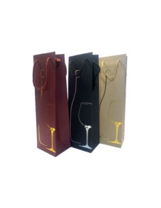 Sangadega pudelikott DELUX 12x9x39, assortii