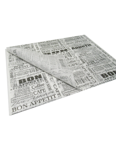 Pergament white 300x400mm Bon appetit