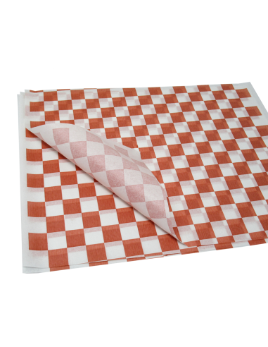 Pärgament 300x400mm Damka printed Red Coca-Cola, valge