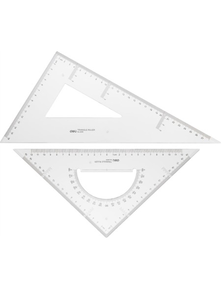 Joonlaudade komplekt DELI SET SQUARE 2 tk, läbipaistev