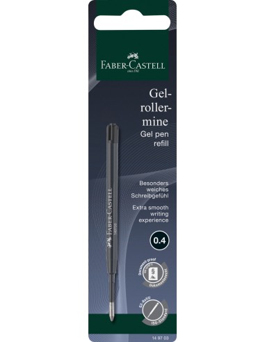 Südamik Faber-Castell Gel G2 0,4mm must
