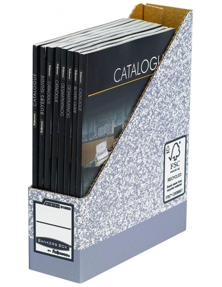 Magazine file Fellowes A4 78mm, carton