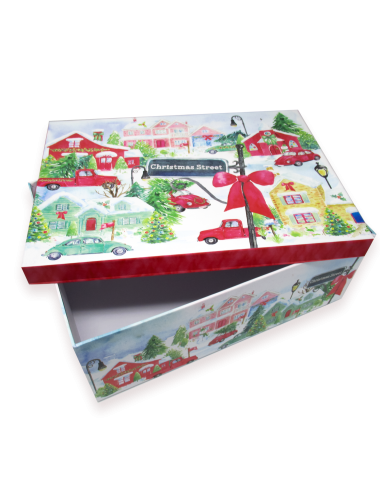 Kinkekarp College 27x19x10.3cm Xmas street