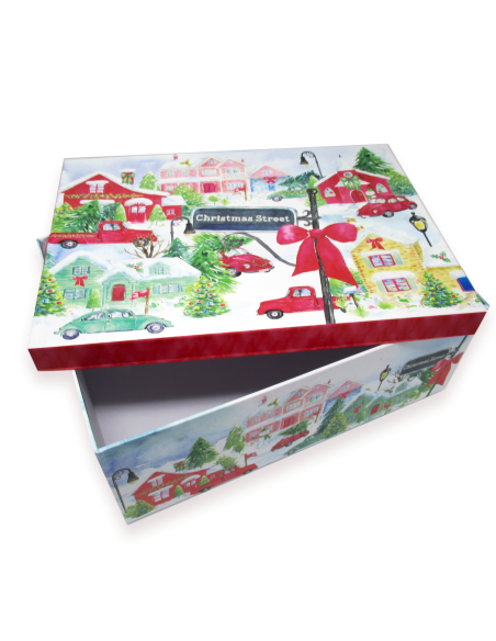 Kinkekarp College 27x19x10.3cm Xmas street