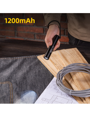 Flashlight 3W 1200mAh BLACK