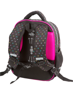 School Backpack deVENTE "Hey Girl", Hard Shell, 37x28x16 cm, 16 L, 700 g 2