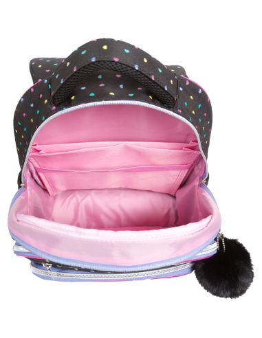 School Backpack deVENTE "Hey Girl", Hard Shell, 37x28x16 cm, 16 L, 700 g