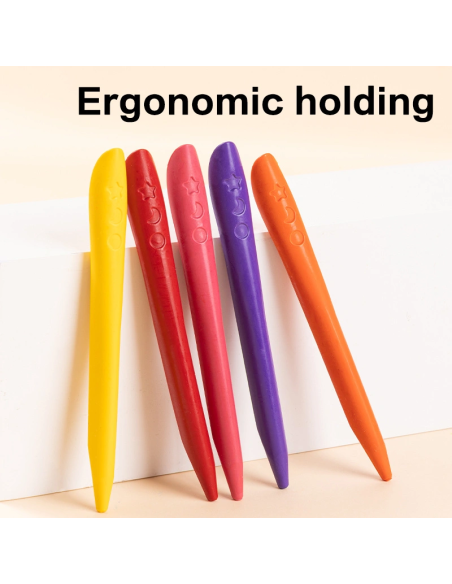 Plastic Wax Crayon DELI 12 colors